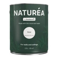 GoodHome Naturéa Snow Velvet Matt Emulsion Paint, 2.5L 9 GoodHome Naturéa Snow Velvet Matt Emulsion Paint, 2.5L -Trade Points goodhome naturea snow velvet matt emulsion paint 2 5l5059340274041 02c