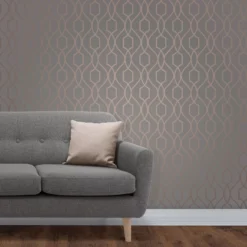 GoodHome Newland Grey Geometric Metallic Effect Smooth Wallpaper 11 GoodHome Newland Grey Geometric Metallic Effect Smooth Wallpaper -Trade Points goodhome newland grey geometric metallic effect smooth wallpaper5059340410388 20i