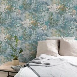 GoodHome Nivosa Teal Coloured Concrete Plaster Effect Embossed Wallpaper 9 GoodHome Nivosa Teal Coloured Concrete Plaster Effect Embossed Wallpaper -Trade Points goodhome nivosa teal coloured concrete plaster effect embossed wallpaper3663602485735 01i