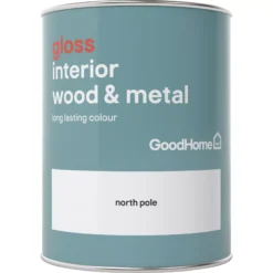 Trade Points -Trade Points goodhome north pole gloss metal wood paint 750ml5036581061692 02c BQ