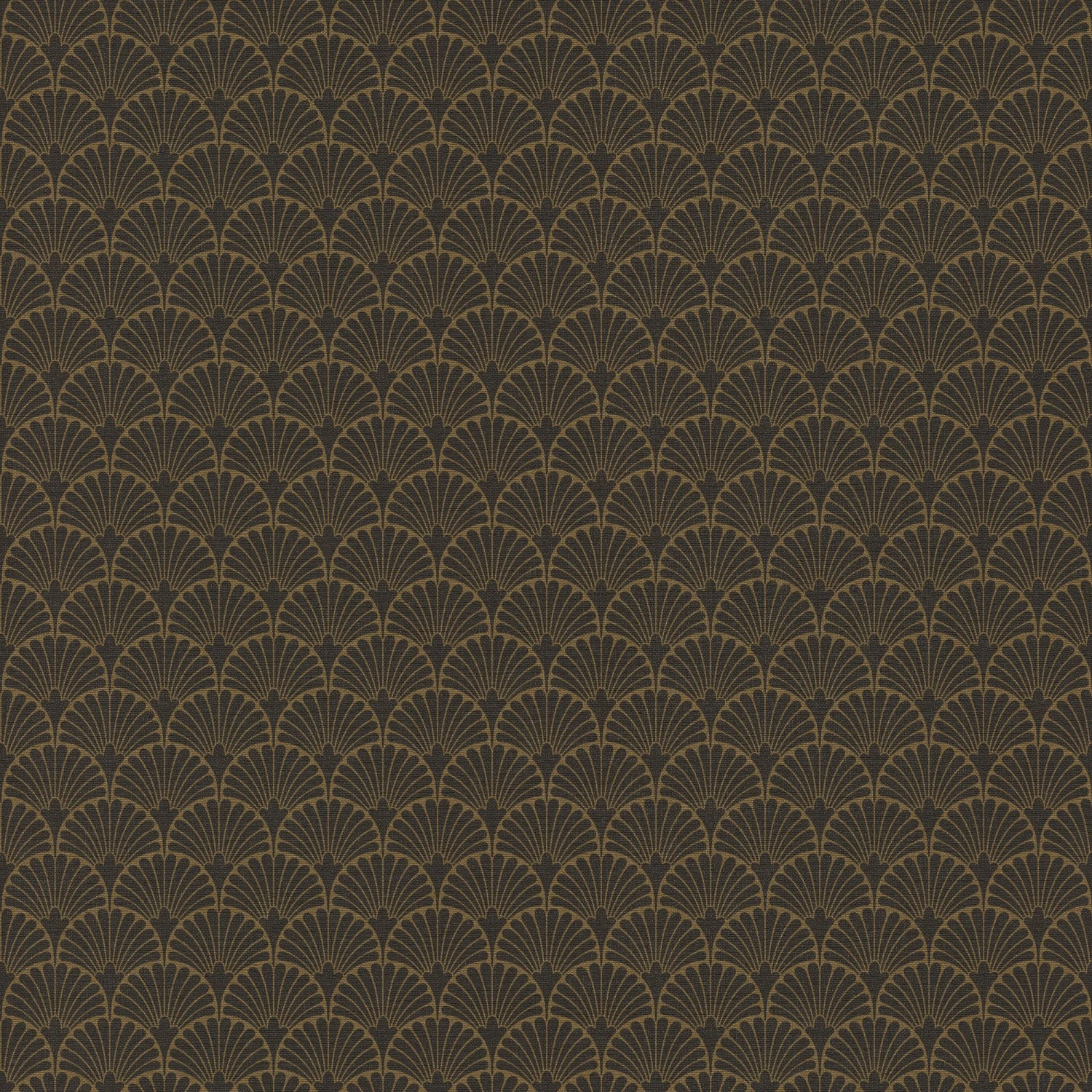 GoodHome Nosea Black Art Deco Fabric Effect Textured Wallpaper 5 GoodHome Nosea Black Art Deco Fabric Effect Textured Wallpaper - Image 3