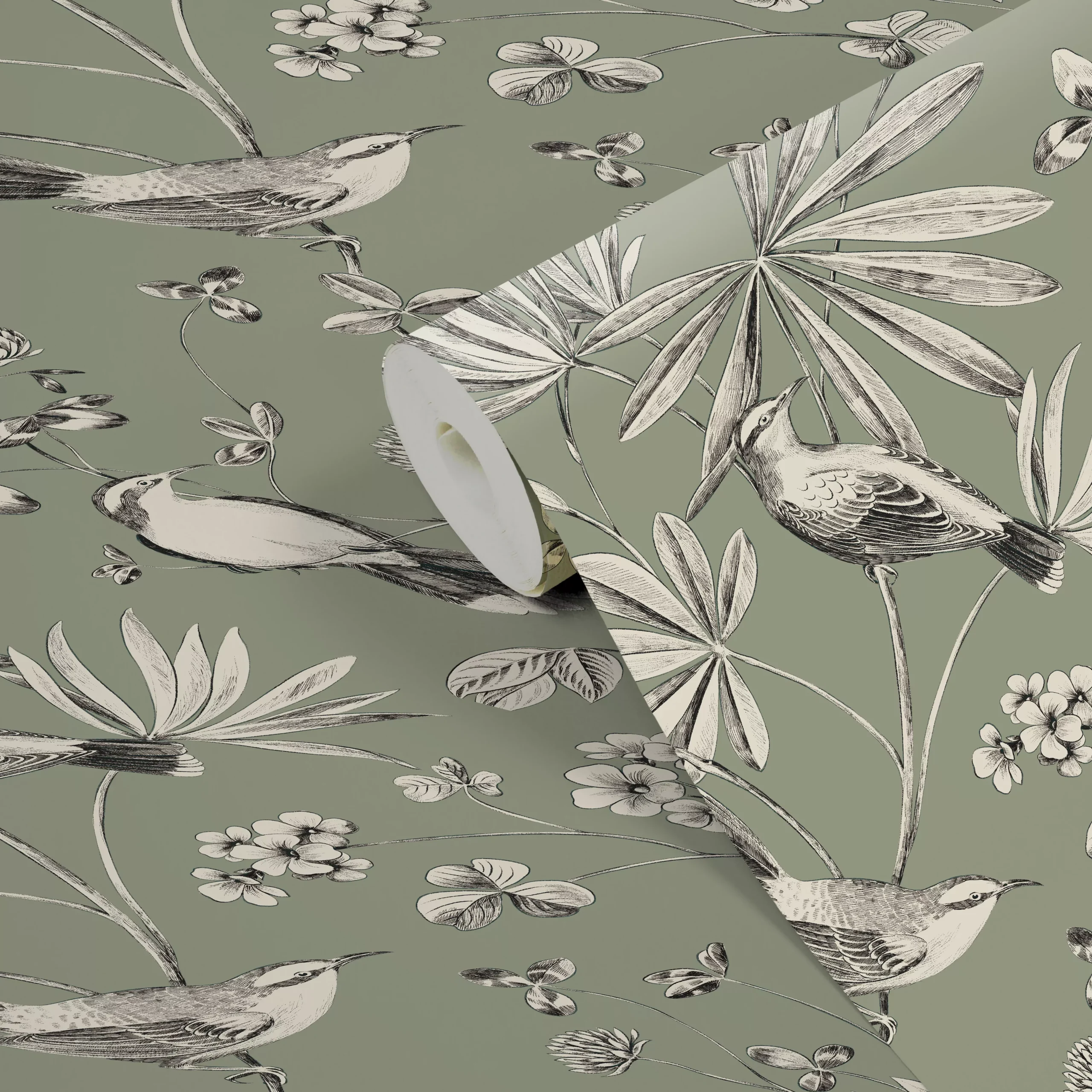 GoodHome Osum Sage Nature Textured Wallpaper 3 GoodHome Osum Sage Nature Textured Wallpaper