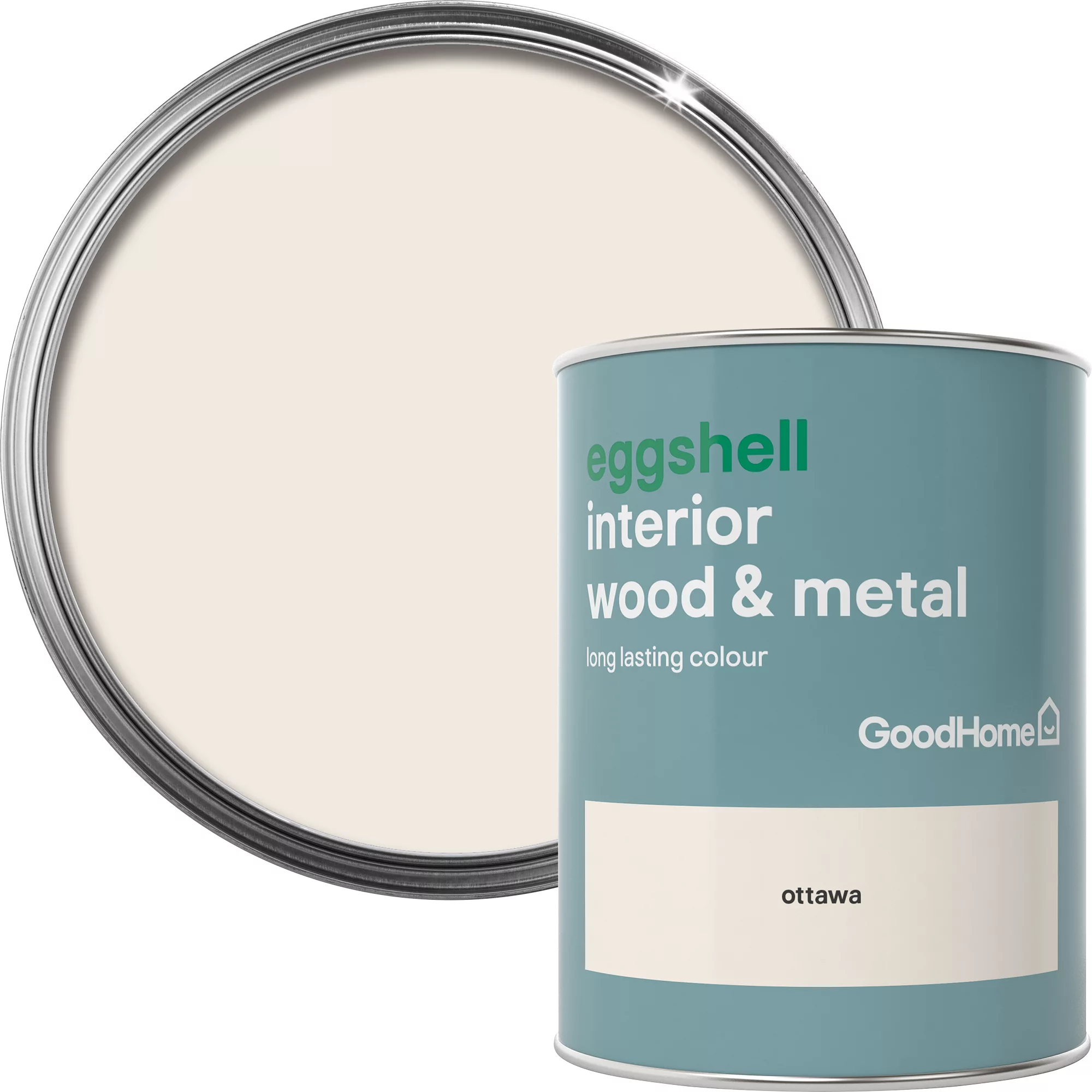 GoodHome Ottawa Eggshell Metal & Wood Paint, 750ml 3 GoodHome Ottawa Eggshell Metal & Wood Paint, 750ml