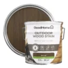 GoodHome Outdoor Dark Oak Satin Quick Dry Wood Stain, 2.5L -Trade Points goodhome outdoor dark oak satin quick dry wood stain 2 5l5059340297460 21c