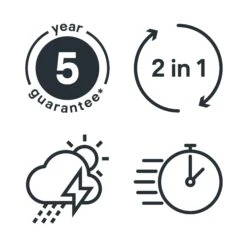 GoodHome Outdoor Kinsale Satinwood Multi-surface Paint, 2.5L -Trade Points goodhome outdoor kinsale satinwood multi surface paint 2 5l5059340296999 03t