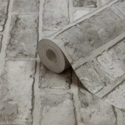 GoodHome Pernay Grey Brick Glitter Effect Textured Wallpaper 16 GoodHome Pernay Grey Brick Glitter Effect Textured Wallpaper -Trade Points goodhome pernay grey brick glitter effect textured wallpaper3663602559672 36c