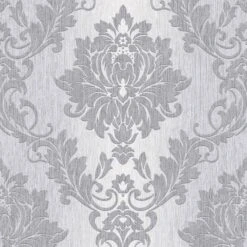 GoodHome Phacelia Grey Damask Textured Wallpaper 12 GoodHome Phacelia Grey Damask Textured Wallpaper -Trade Points goodhome phacelia grey damask textured wallpaper3663602560180 38c bq