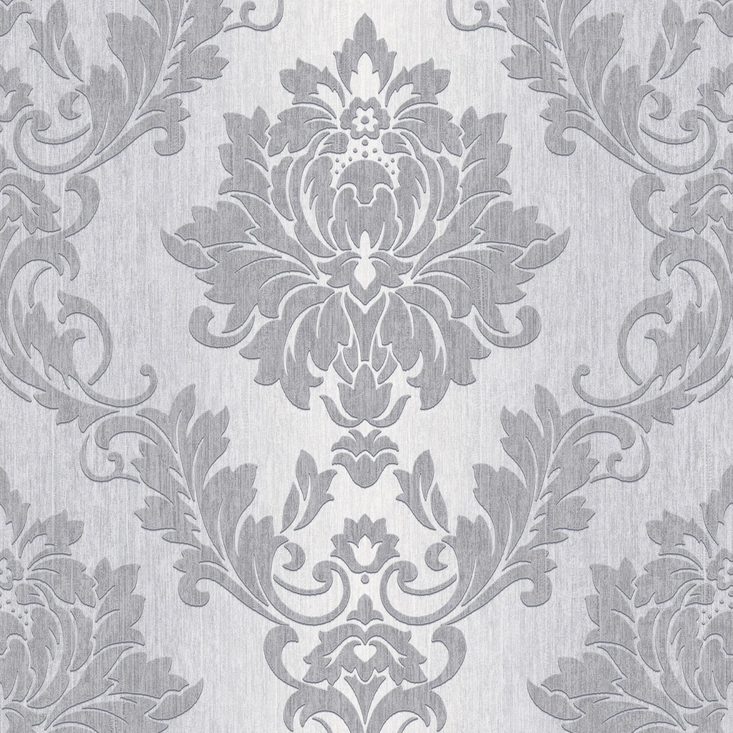 GoodHome Phacelia Grey Damask Textured Wallpaper 5 GoodHome Phacelia Grey Damask Textured Wallpaper - Image 3