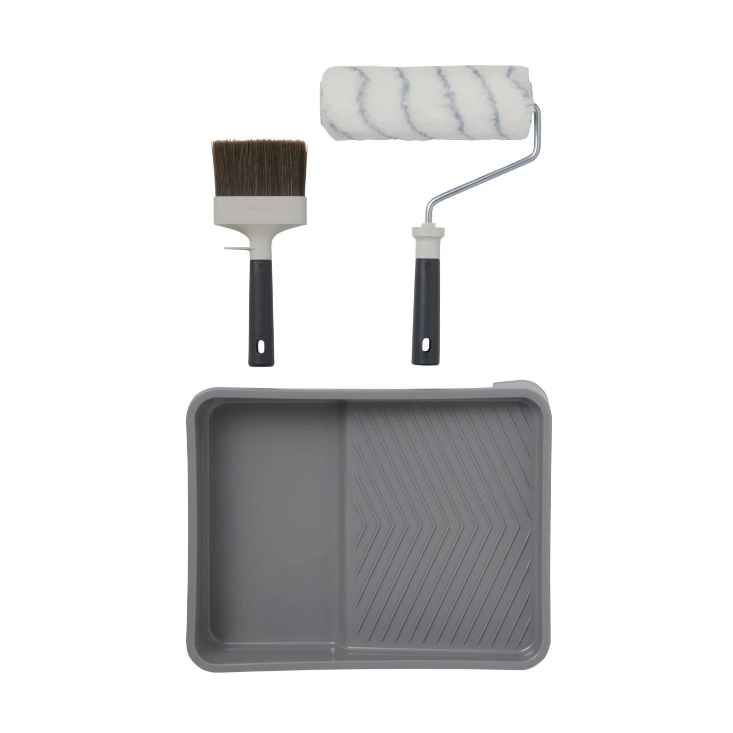 GoodHome Polyamide Long Pile Decorating Set, 4 Pieces 5 GoodHome Polyamide Long Pile Decorating Set, 4 Pieces - Image 3