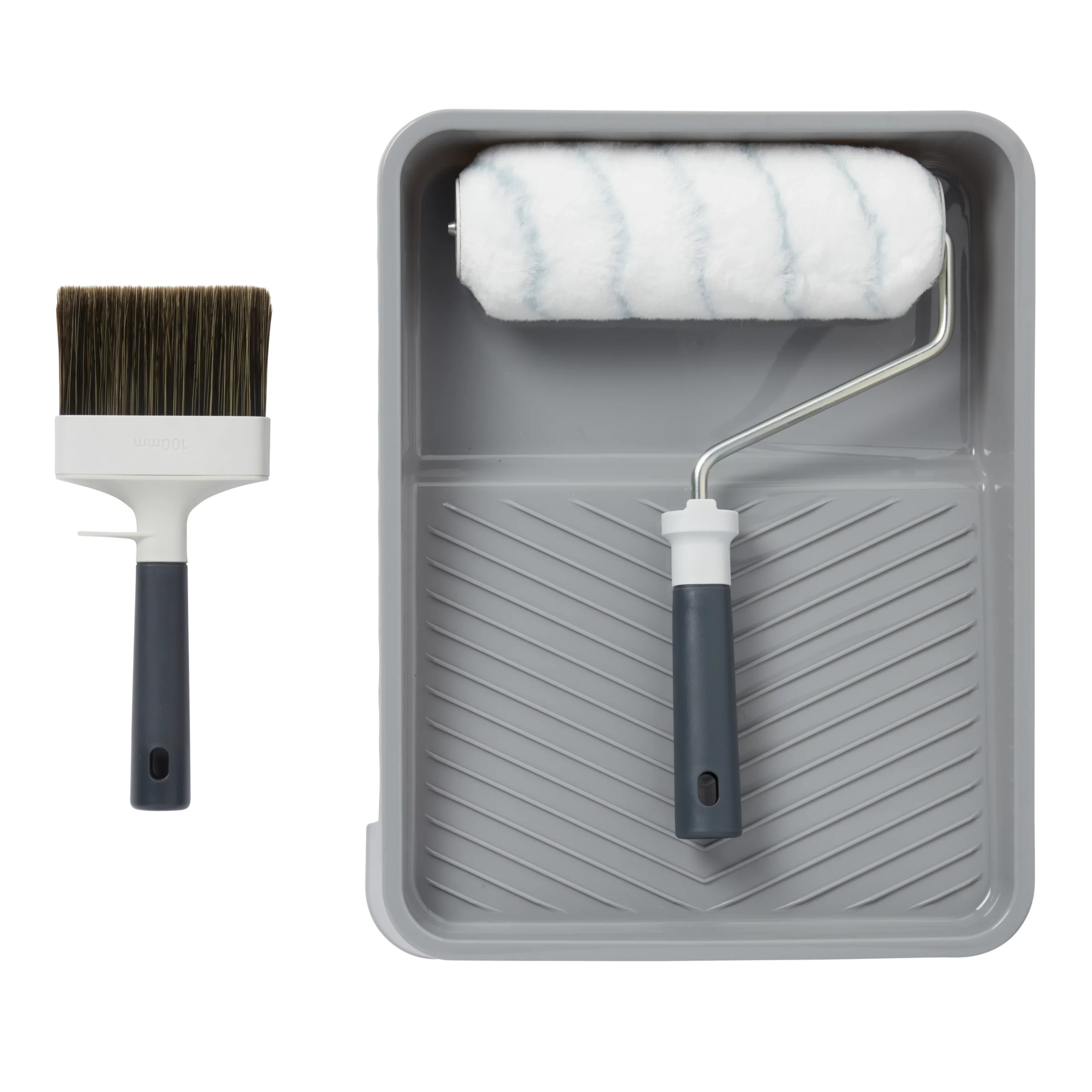 GoodHome Polyamide Long Pile Decorating Set, 4 Pieces 4 GoodHome Polyamide Long Pile Decorating Set, 4 Pieces - Image 2