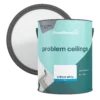 GoodHome Problem Ceiling Brilliant White Matt Emulsion Paint, 5L -Trade Points goodhome problem ceiling brilliant white matt emulsion paint 5l5059340271484 21c