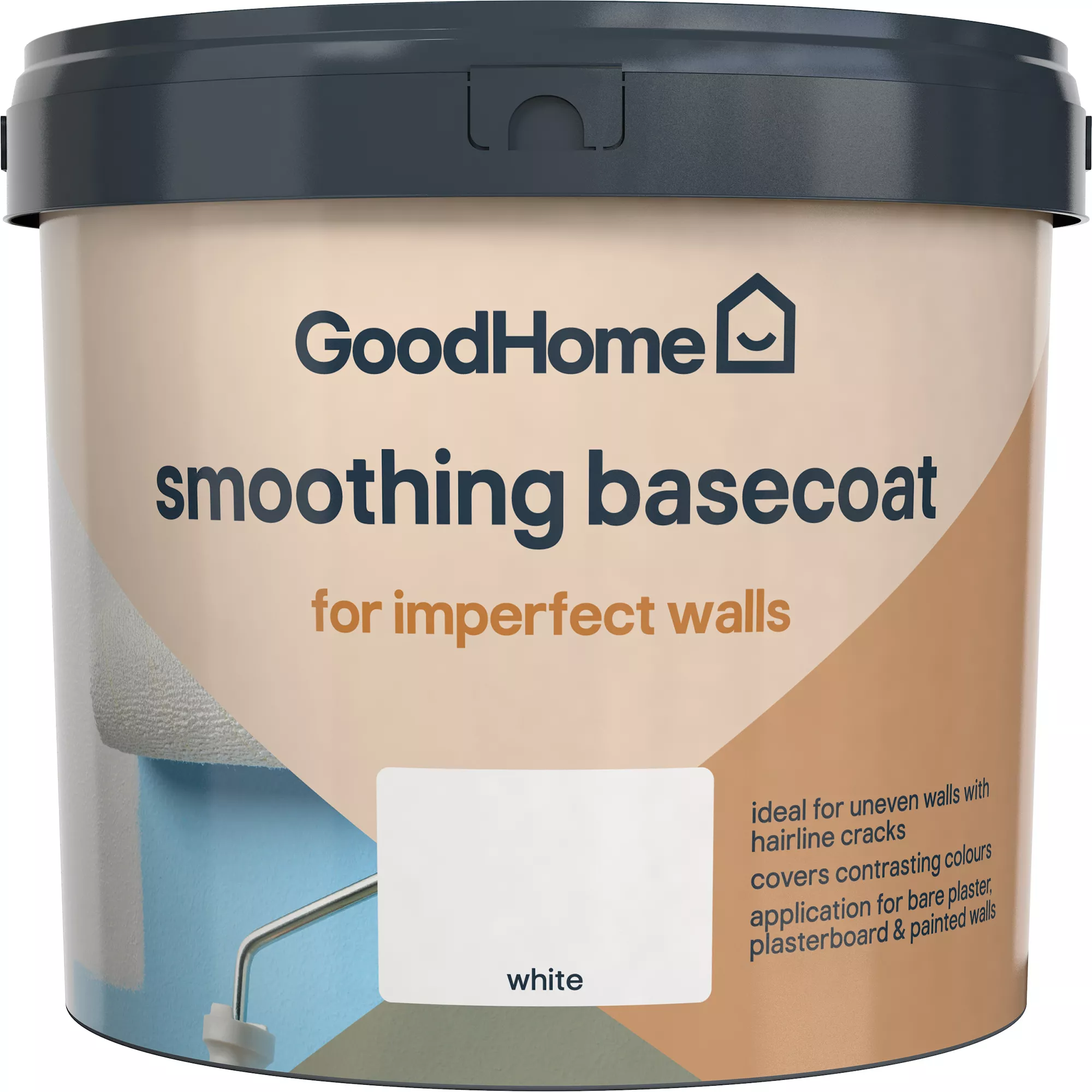 GoodHome Problem Walls White Basecoat, 5L 3 GoodHome Problem Walls White Basecoat, 5L