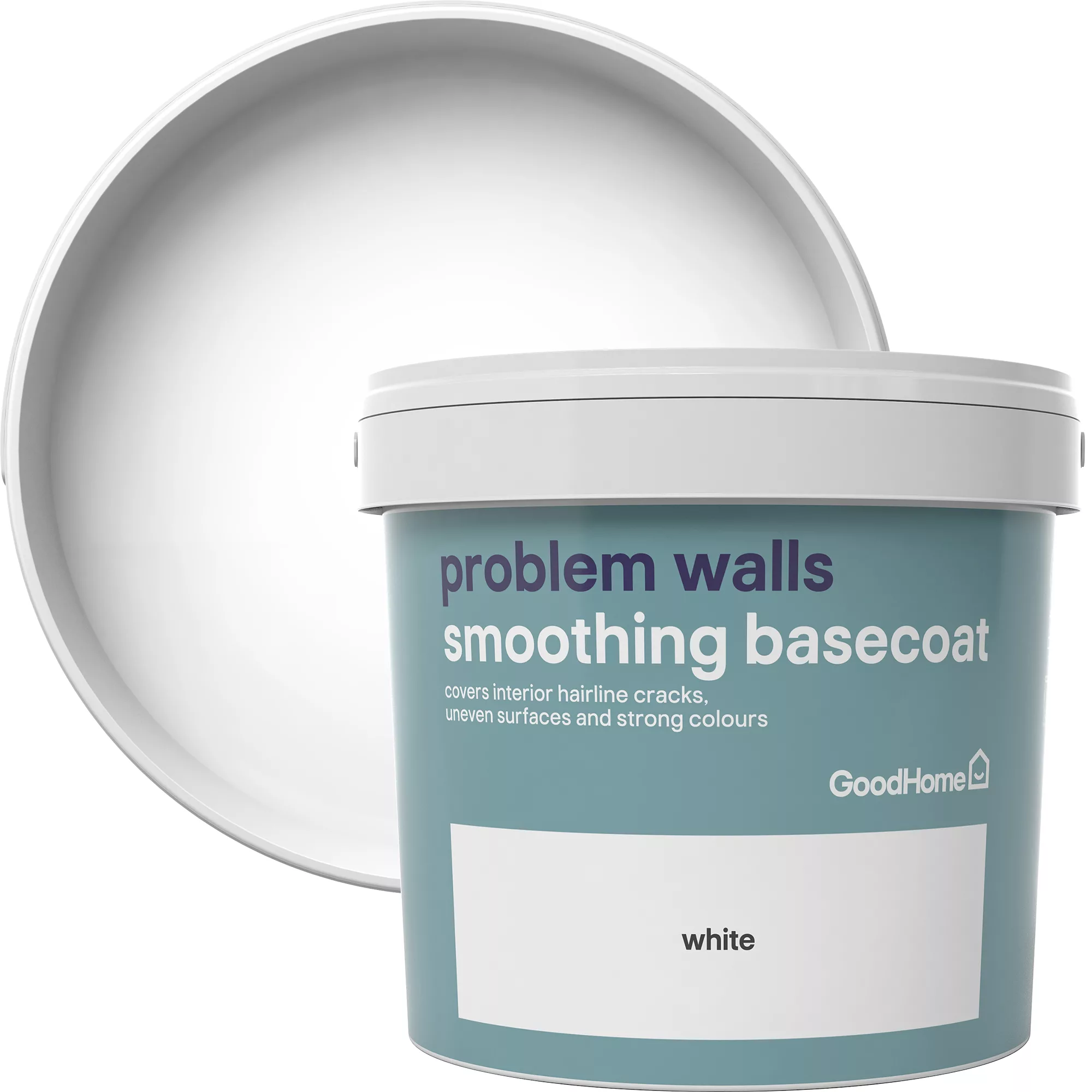 GoodHome Problem Walls White Basecoat, 5L 4 GoodHome Problem Walls White Basecoat, 5L - Image 2