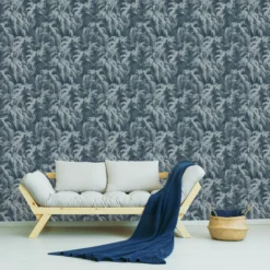 GoodHome Pumpe Blue Palm Trees Textured Wallpaper 9 GoodHome Pumpe Blue Palm Trees Textured Wallpaper -Trade Points goodhome pumpe blue palm trees textured wallpaper5059340410081 01i