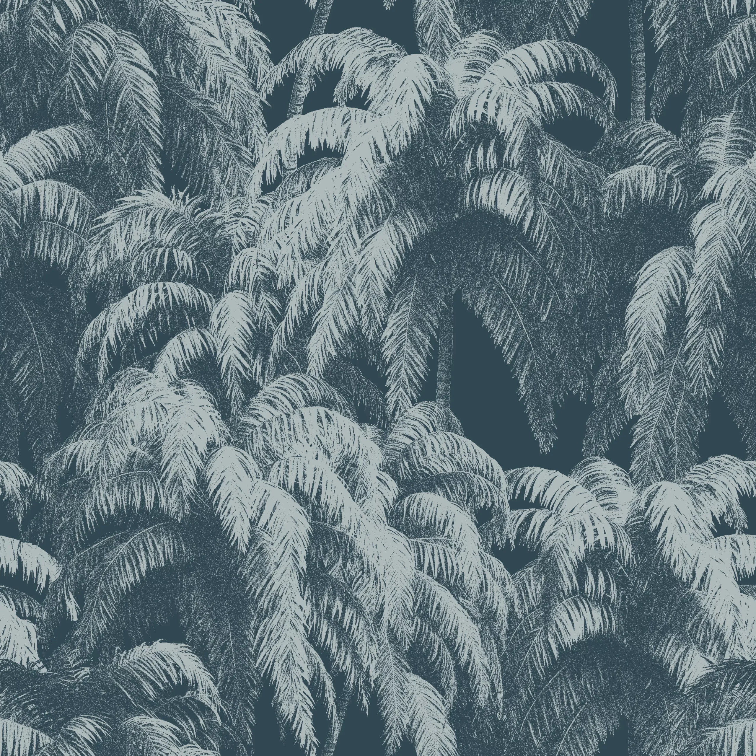 GoodHome Pumpe Blue Palm Trees Textured Wallpaper 4 GoodHome Pumpe Blue Palm Trees Textured Wallpaper - Image 2