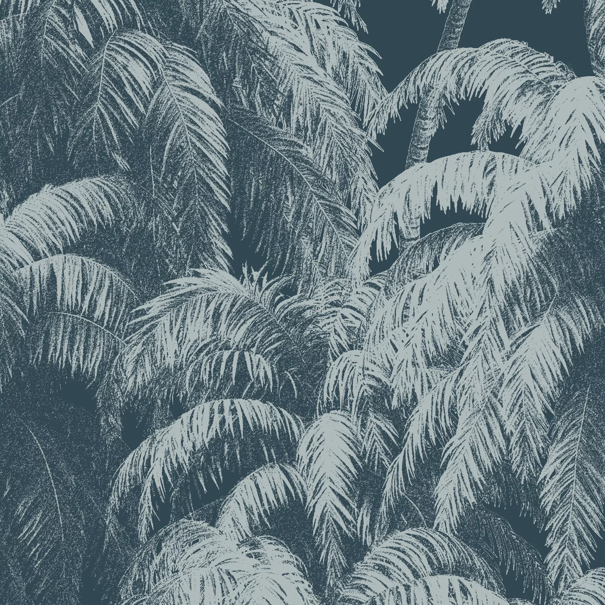 GoodHome Pumpe Blue Palm Trees Textured Wallpaper 5 GoodHome Pumpe Blue Palm Trees Textured Wallpaper - Image 3