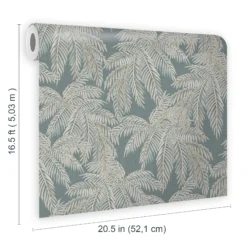 GoodHome Pyroo Sage Palm Trees Textured Wallpaper 12 GoodHome Pyroo Sage Palm Trees Textured Wallpaper -Trade Points goodhome pyroo sage palm trees textured wallpaper5059340410104 02t