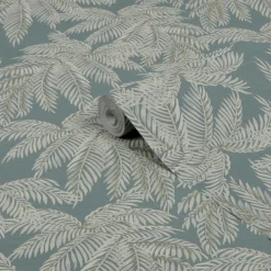 GoodHome Pyroo Sage Palm Trees Textured Wallpaper 13 GoodHome Pyroo Sage Palm Trees Textured Wallpaper -Trade Points goodhome pyroo sage palm trees textured wallpaper5059340410104 36c