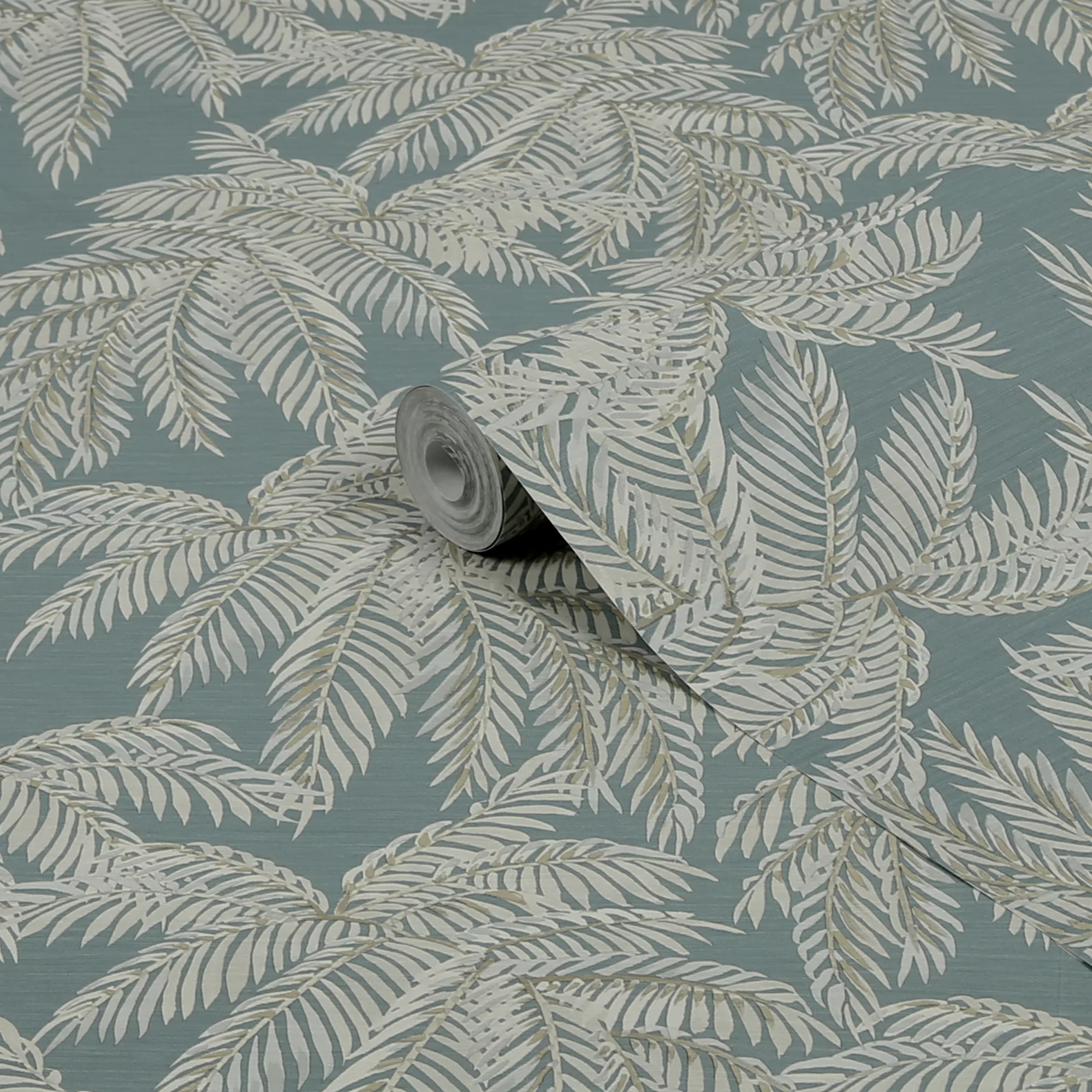 GoodHome Pyroo Sage Palm Trees Textured Wallpaper 8 GoodHome Pyroo Sage Palm Trees Textured Wallpaper - Image 6