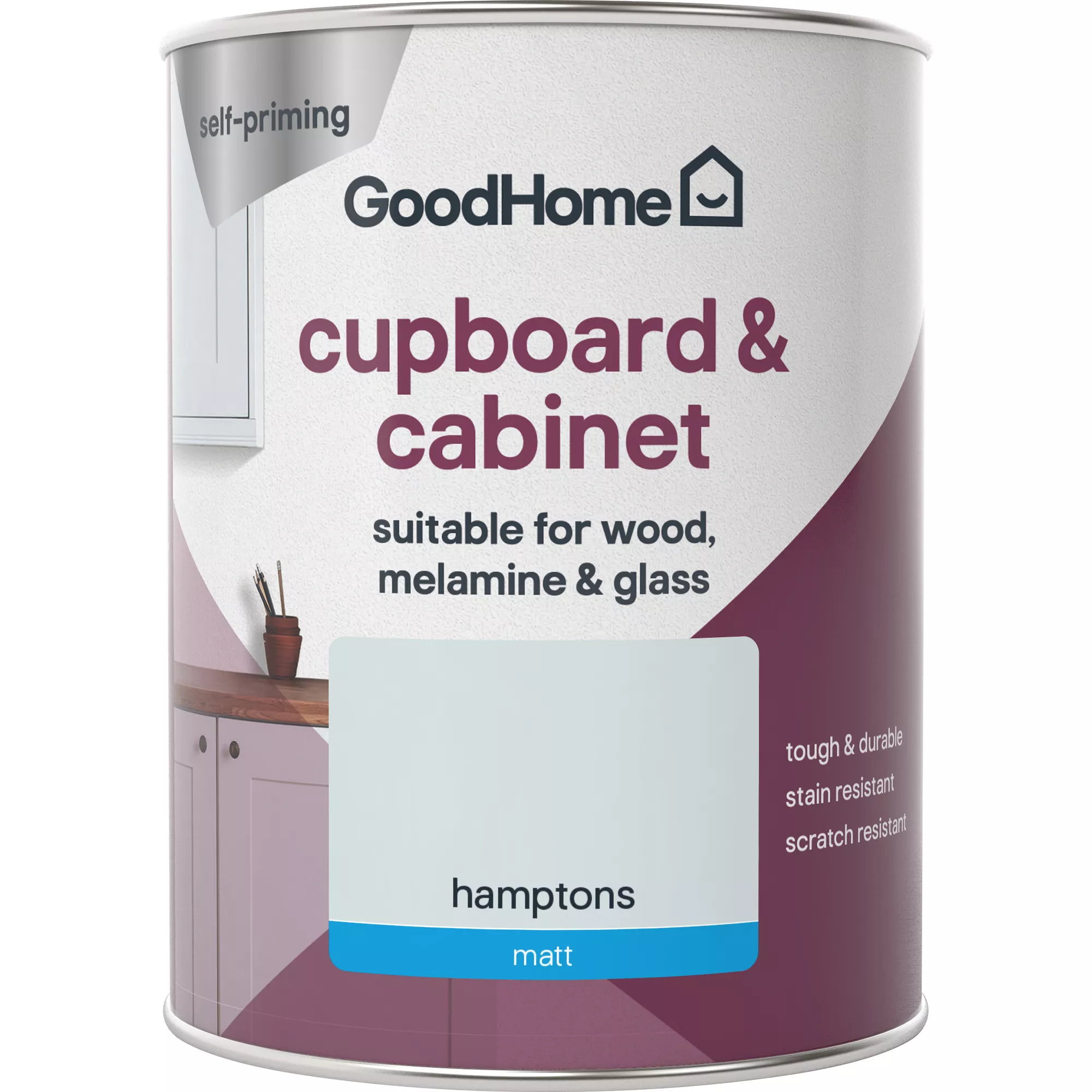 GoodHome Renovation Hamptons Matt Cupboard & Cabinet Paint, 750ml 4 GoodHome Renovation Hamptons Matt Cupboard & Cabinet Paint, 750ml - Image 2