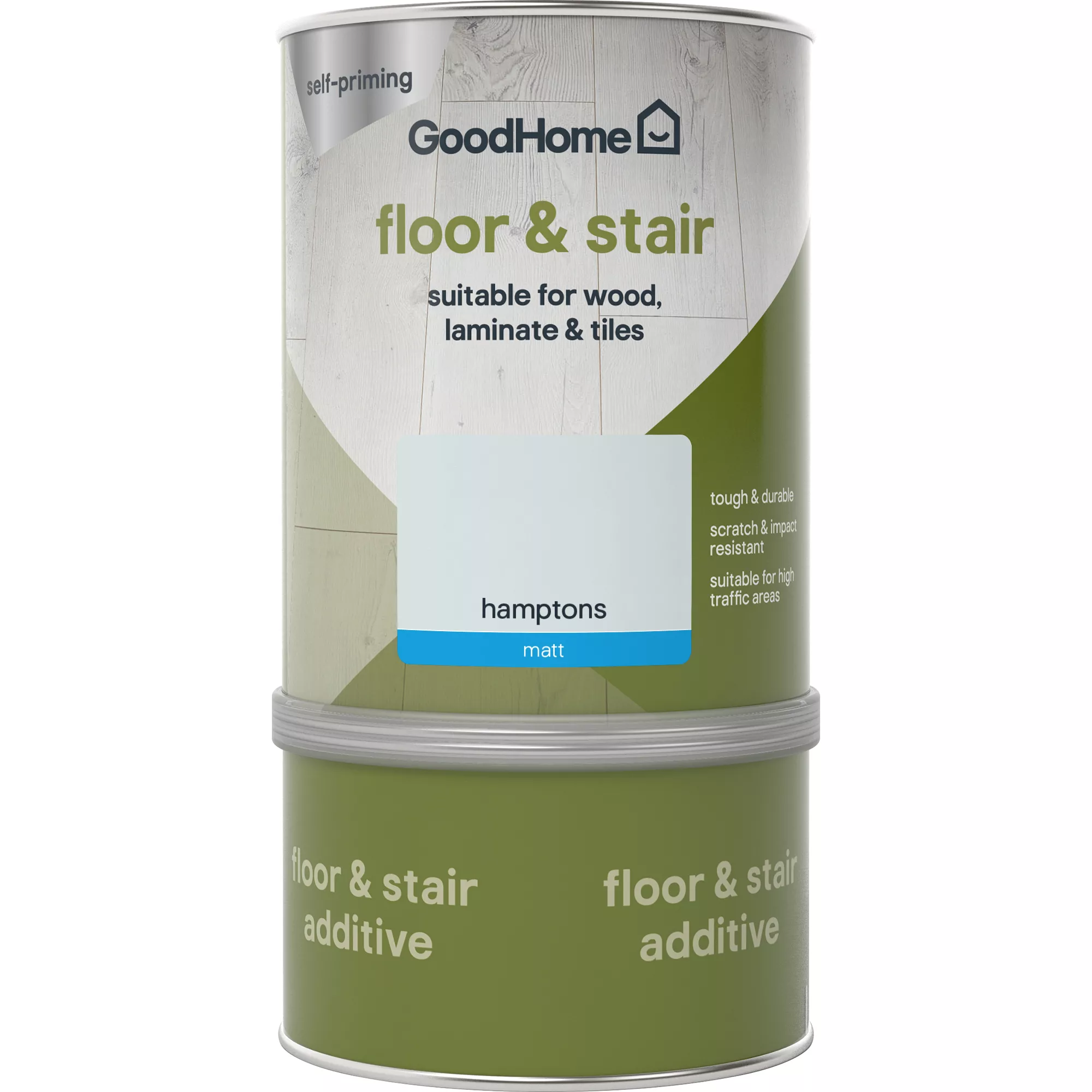 GoodHome Renovation Hamptons Matt Floor & Stair Paint, 750ml 3 GoodHome Renovation Hamptons Matt Floor & Stair Paint, 750ml - Image 2