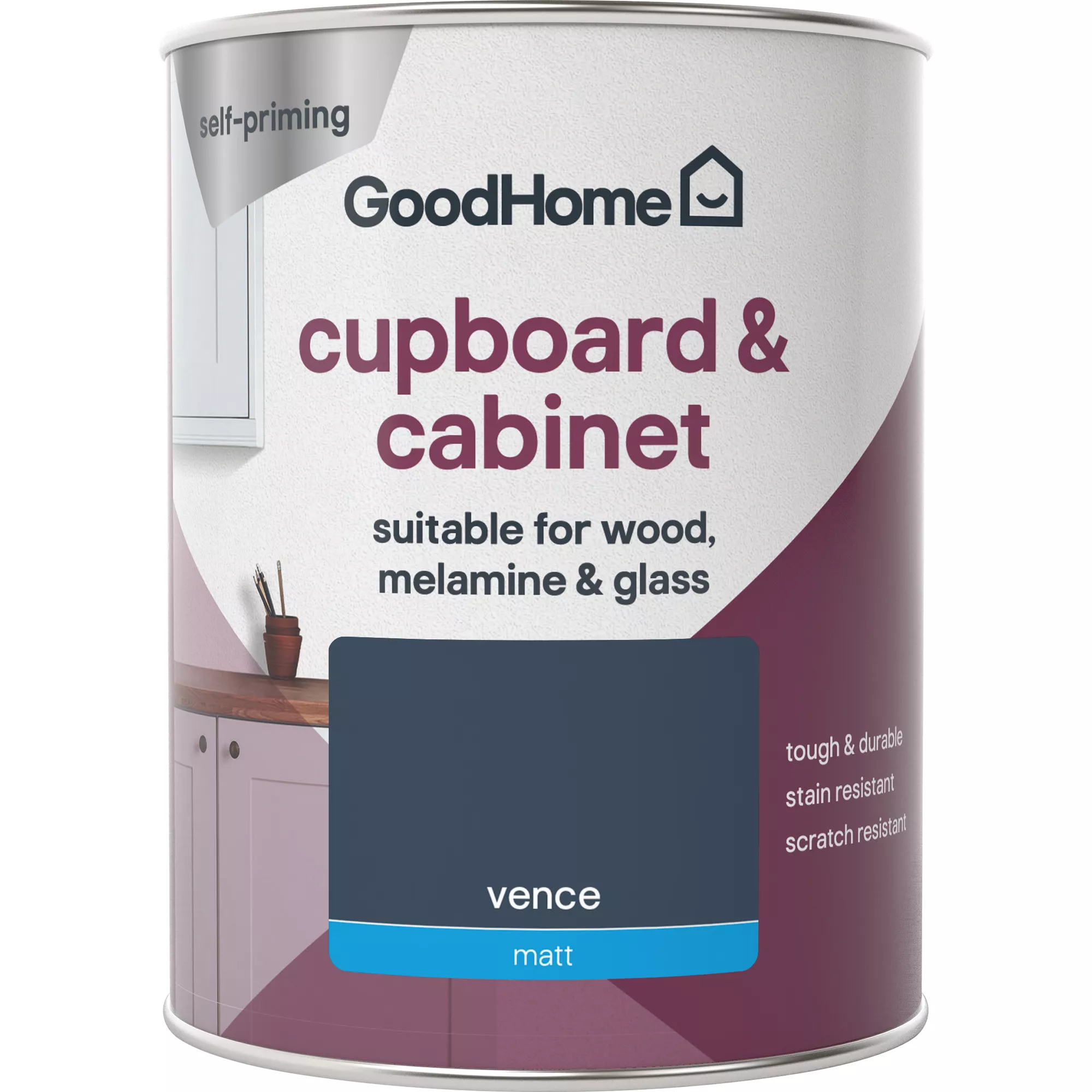 GoodHome Renovation Vence Matt Cupboard & Cabinet Paint, 750ml 4 GoodHome Renovation Vence Matt Cupboard & Cabinet Paint, 750ml - Image 2