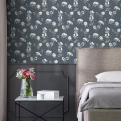 GoodHome Rubin Light Grey Floral Textured Wallpaper -Trade Points goodhome rubin light grey floral textured wallpaper5059340410753 01i