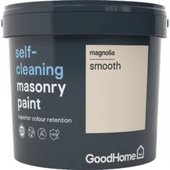 GoodHome Self-cleaning Magnolia Smooth Matt Masonry Paint, 5L 9 GoodHome Self-cleaning Magnolia Smooth Matt Masonry Paint, 5L -Trade Points goodhome self cleaning magnolia smooth matt masonry paint 5l3663602521174 08c bq