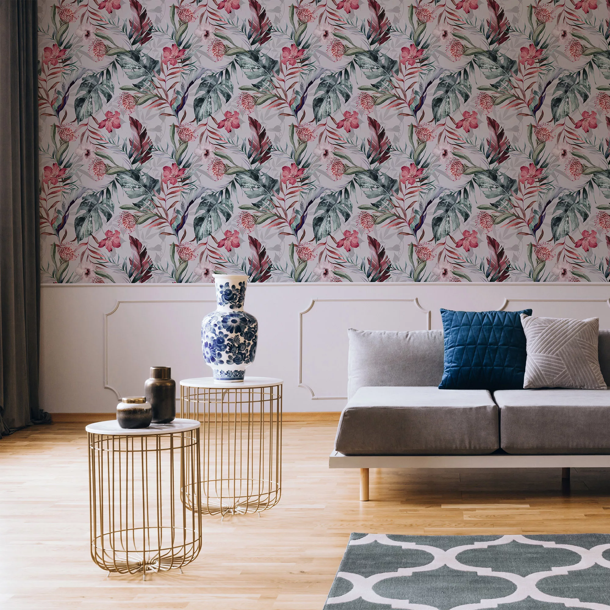 GoodHome Seran Multicolour Floral Smooth Wallpaper 6 GoodHome Seran Multicolour Floral Smooth Wallpaper - Image 4