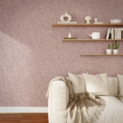 GoodHome Shung Mulberry Woven Effect Textured Wallpaper -Trade Points goodhome shung mulberry woven effect textured wallpaper5059340831787 02i
