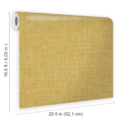 GoodHome Shung Ochre Woven Effect Textured Wallpaper 9 GoodHome Shung Ochre Woven Effect Textured Wallpaper -Trade Points goodhome shung ochre woven effect textured wallpaper5059340410852 02t