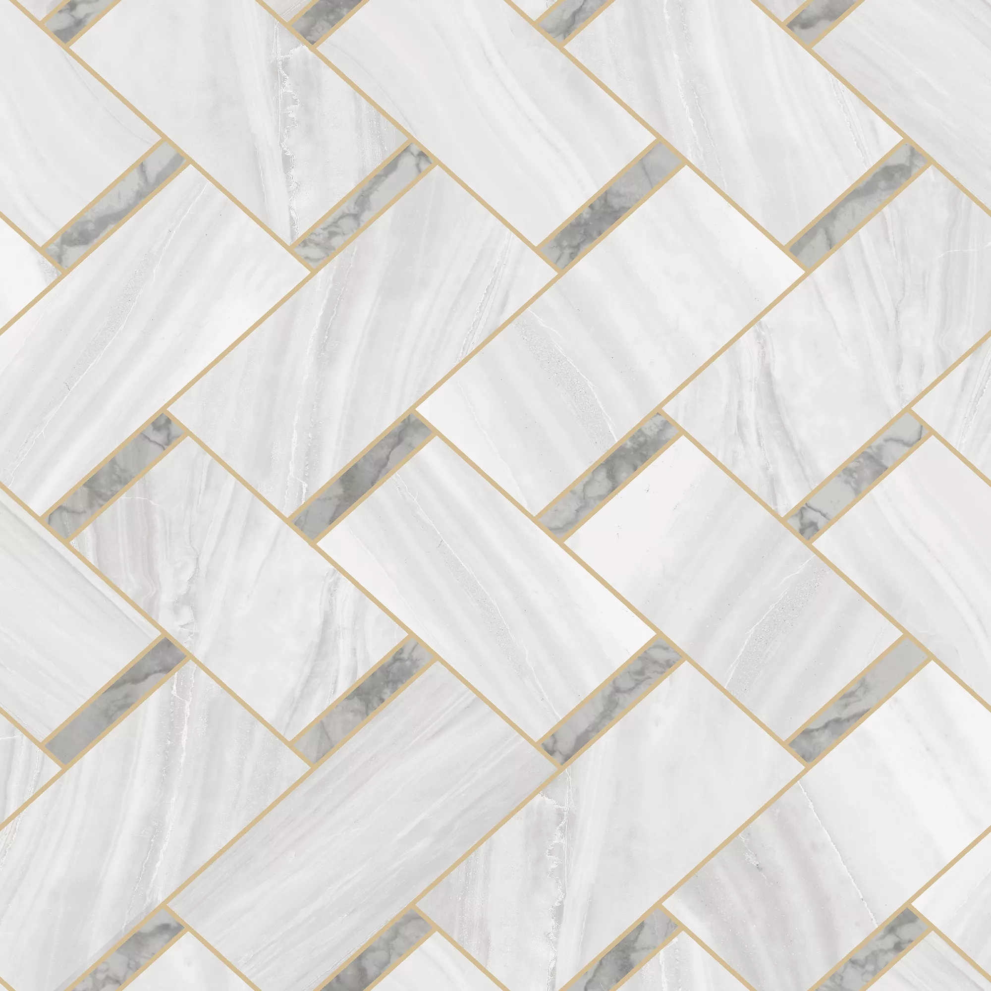 GoodHome Spinel Grey & White Chevron Tile Effect Textured Wallpaper 5 GoodHome Spinel Grey & White Chevron Tile Effect Textured Wallpaper - Image 3