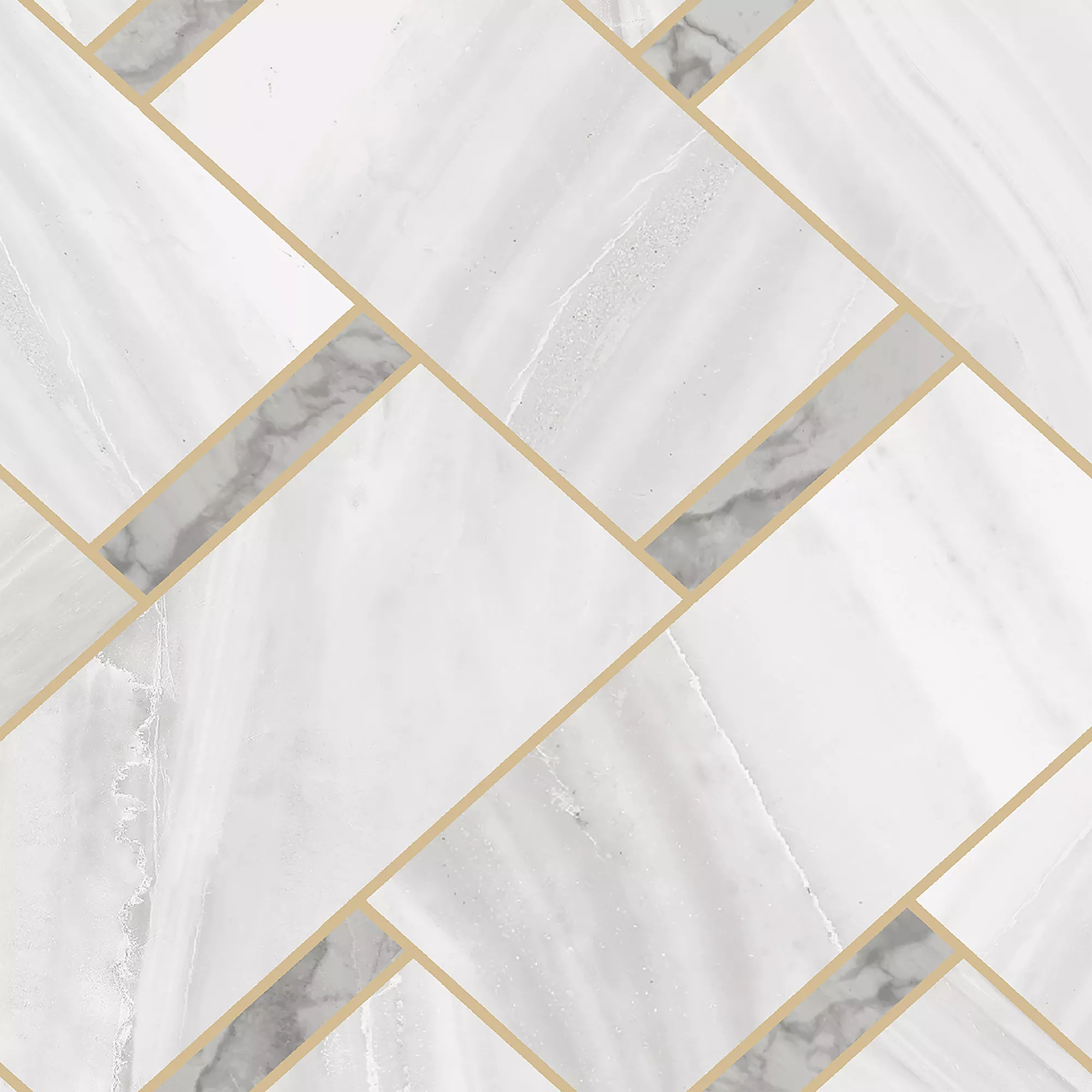 GoodHome Spinel Grey & White Chevron Tile Effect Textured Wallpaper 4 GoodHome Spinel Grey & White Chevron Tile Effect Textured Wallpaper - Image 2