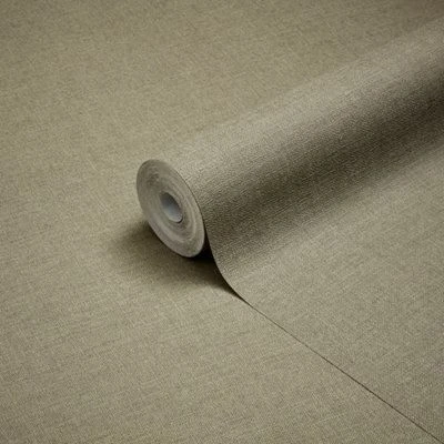 GoodHome Tille Taupe Woven Effect Textured Wallpaper 3 GoodHome Tille Taupe Woven Effect Textured Wallpaper