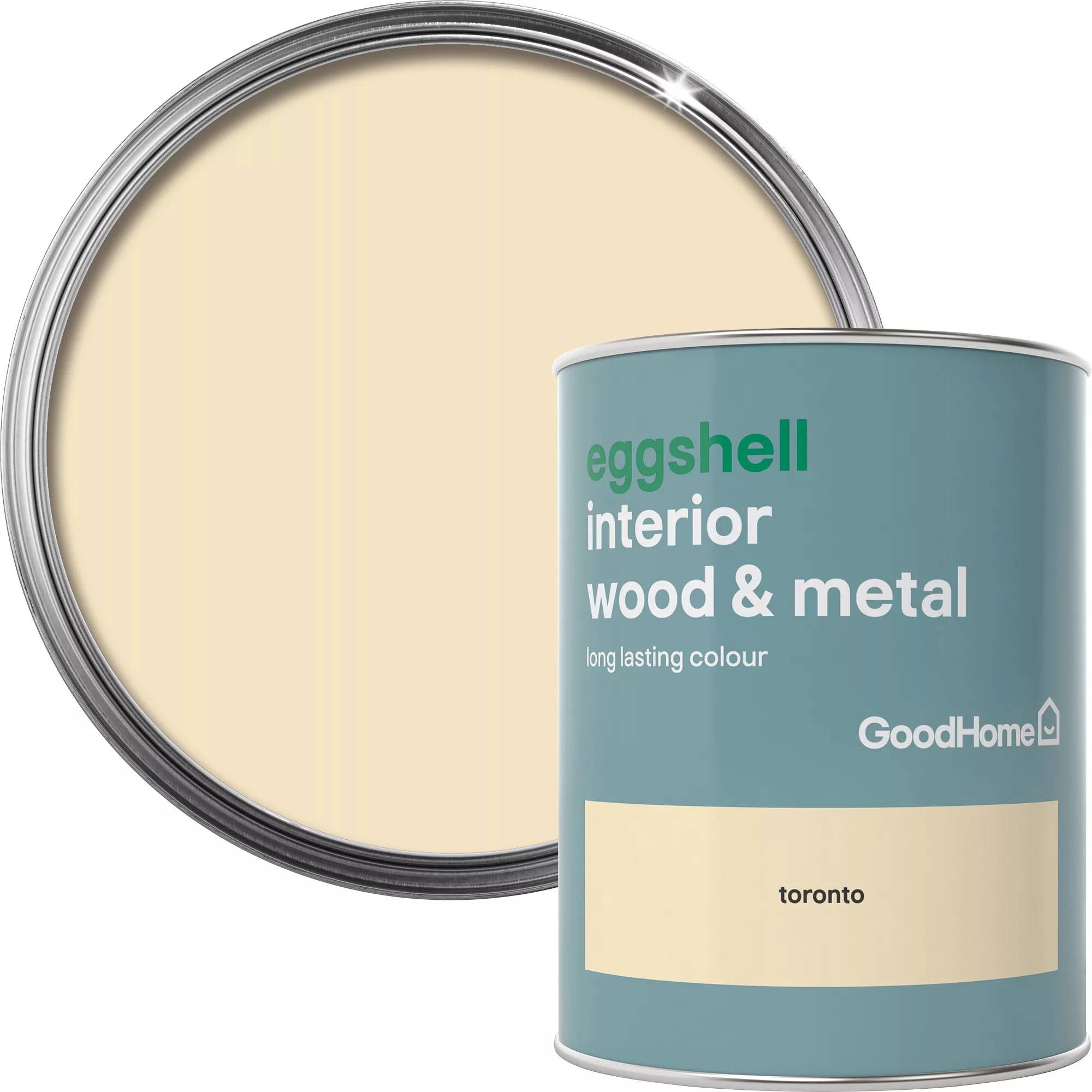 GoodHome Toronto Eggshell Metal & Wood Paint, 750ml 3 GoodHome Toronto Eggshell Metal & Wood Paint, 750ml