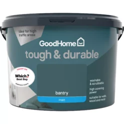 GoodHome Tough & Durable Bantry Matt Emulsion Paint, 2.5L -Trade Points goodhome tough durable bantry matt emulsion paint 2 5l5059340273051 02c