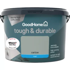 GoodHome Tough & Durable Carlow Matt Emulsion Paint, 2.5L -Trade Points goodhome tough durable carlow matt emulsion paint 2 5l5059340273174 02c