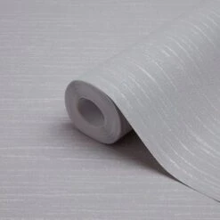 GoodHome Truyes Grey Wood Grain Glitter Effect Textured Wallpaper