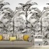 GoodHome Turman Black & White Tropical Matt Mural 2 GoodHome Turman Black & White Tropical Matt Mural -Trade Points goodhome turman black white tropical matt mural5059340411095 01i