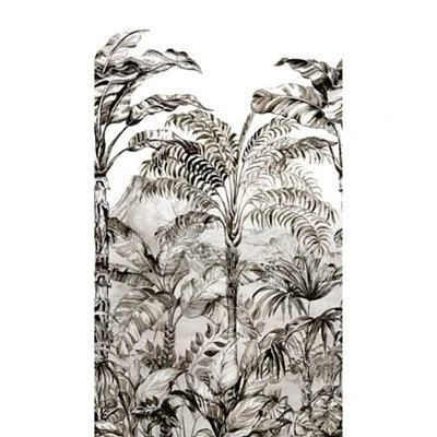 GoodHome Turman Black & White Tropical Matt Mural 5 GoodHome Turman Black & White Tropical Matt Mural - Image 3