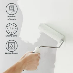 GoodHome Ultra Cover Alberta Matt Emulsion Paint, 2.5L -Trade Points goodhome ultra cover alberta matt emulsion paint 2 5l5059340273709 05i