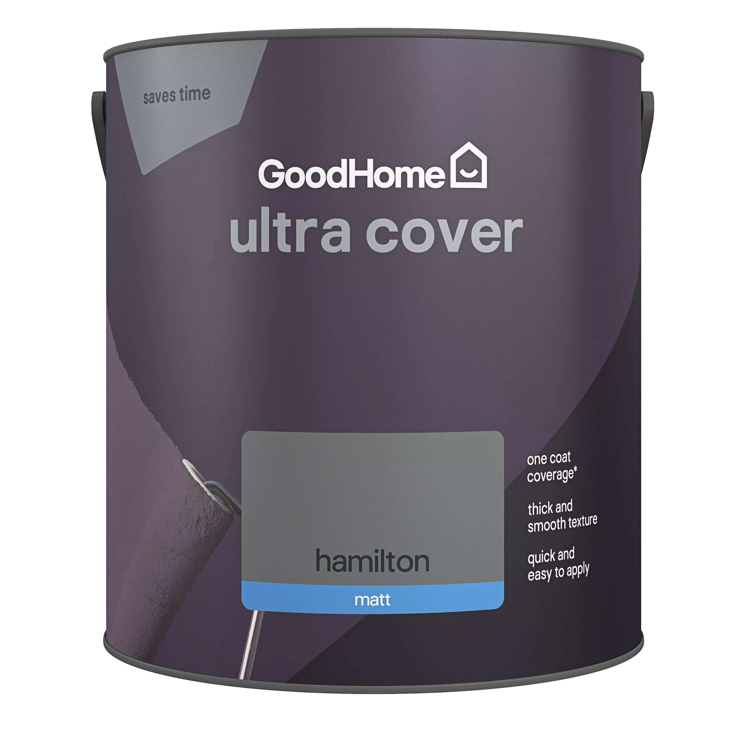 GoodHome Ultra Cover Hamilton Matt Emulsion Paint, 2.5L 5 GoodHome Ultra Cover Hamilton Matt Emulsion Paint, 2.5L - Image 3