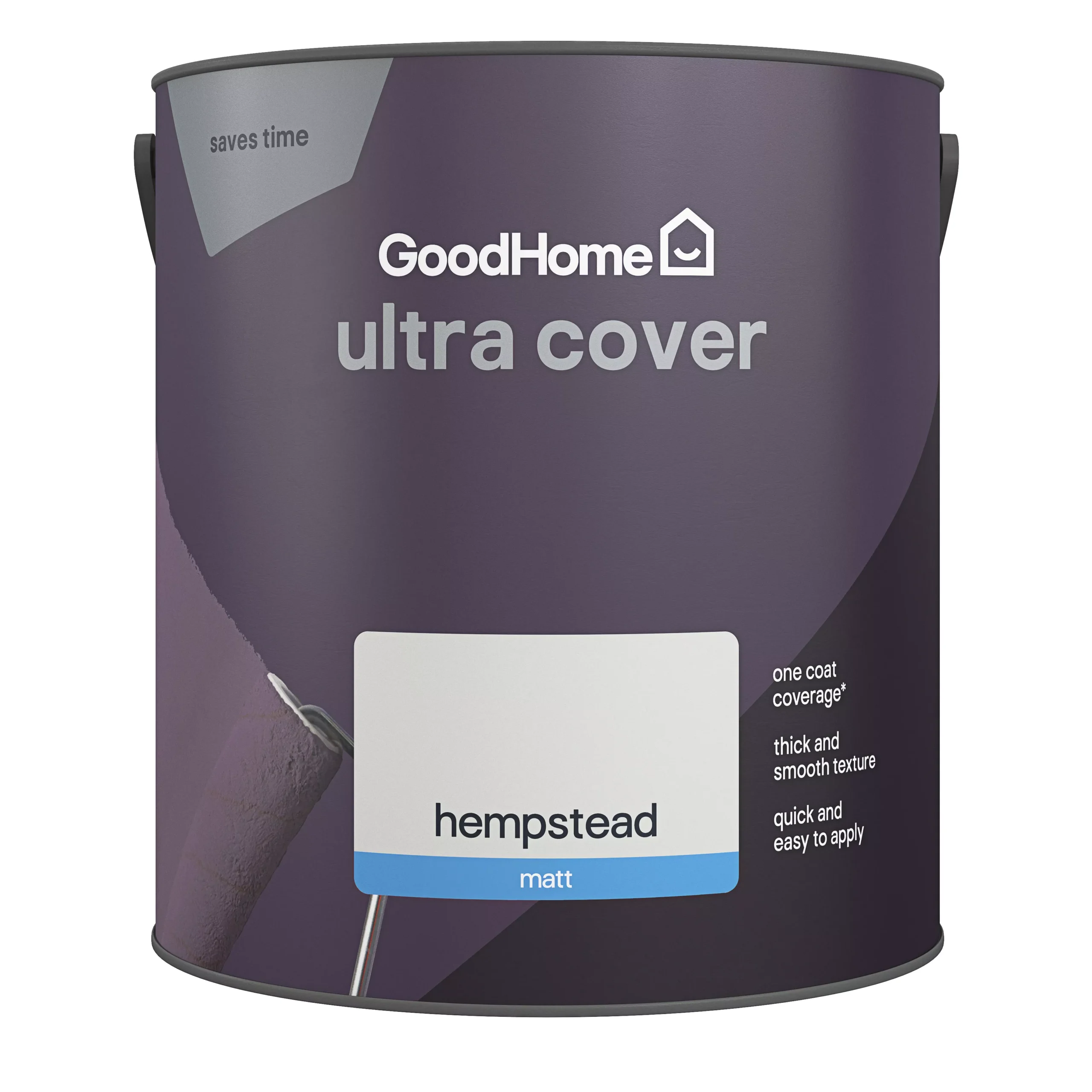 GoodHome Ultra Cover Hempstead Matt Emulsion Paint, 2.5L 5 GoodHome Ultra Cover Hempstead Matt Emulsion Paint, 2.5L - Image 3