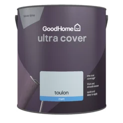 GoodHome Ultra Cover Toulon Matt Emulsion Paint, 2.5L 12 GoodHome Ultra Cover Toulon Matt Emulsion Paint, 2.5L -Trade Points goodhome ultra cover toulon matt emulsion paint 2 5l5059340273624 02c