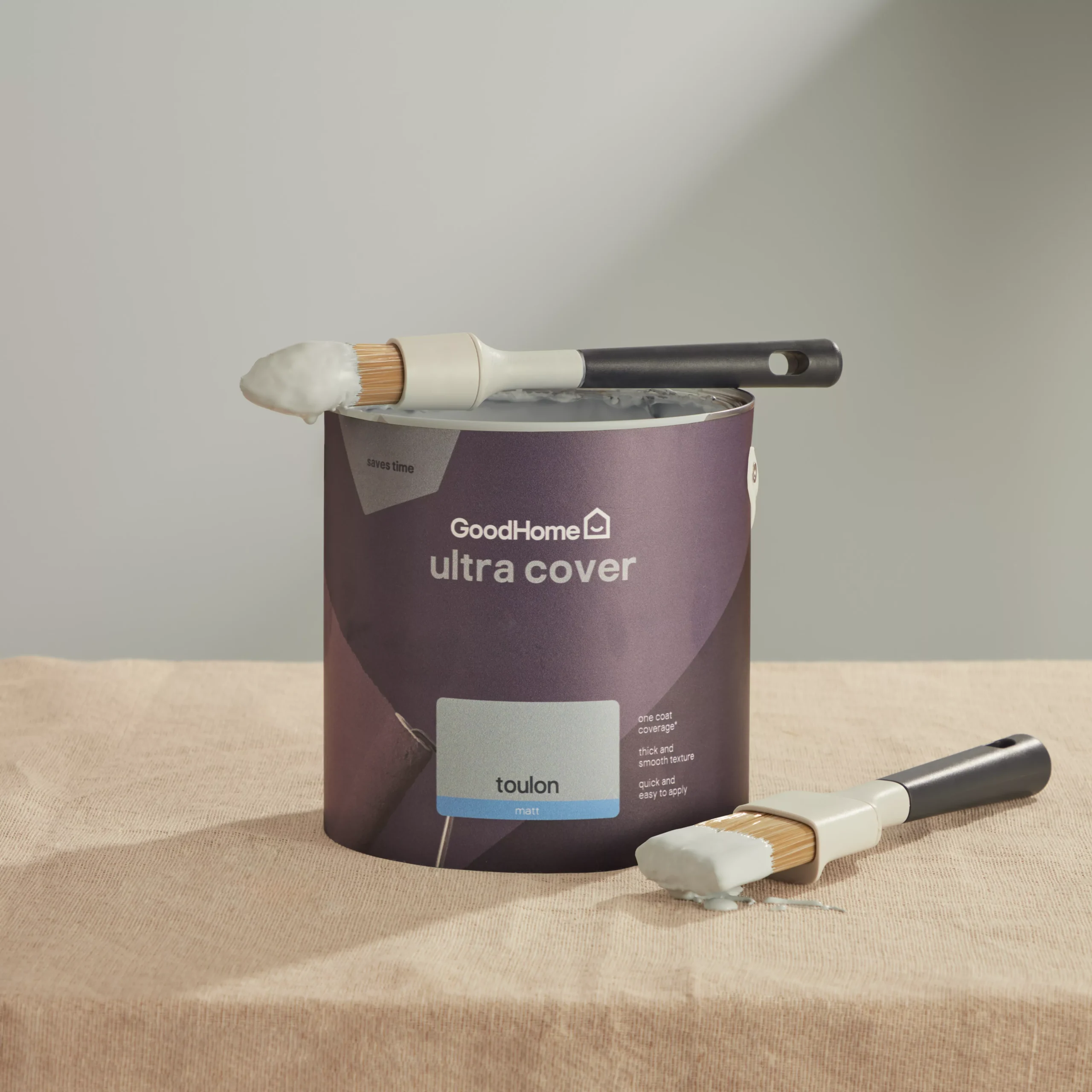 GoodHome Ultra Cover Toulon Matt Emulsion Paint, 2.5L 8 GoodHome Ultra Cover Toulon Matt Emulsion Paint, 2.5L - Image 6