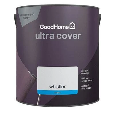 GoodHome Ultra Cover Whistler Matt Emulsion Paint, 2.5L 5 GoodHome Ultra Cover Whistler Matt Emulsion Paint, 2.5L - Image 3