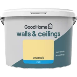 GoodHome Walls & Ceilings Andalusia Matt Emulsion Paint, 2.5L 7 GoodHome Walls & Ceilings Andalusia Matt Emulsion Paint, 2.5L -Trade Points goodhome walls ceilings andalusia matt emulsion paint 2 5l3663602599746 02c