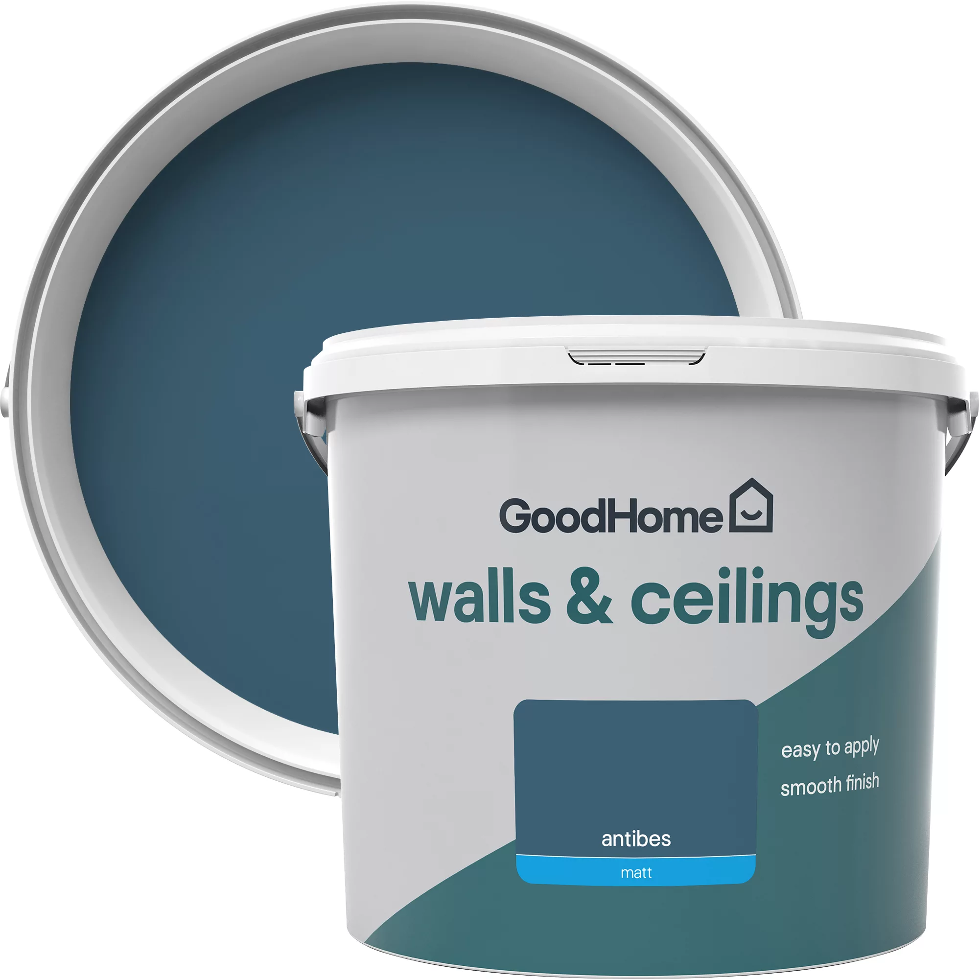 GoodHome Walls & Ceilings Antibes Matt Emulsion Paint, 5L 3 GoodHome Walls & Ceilings Antibes Matt Emulsion Paint, 5L