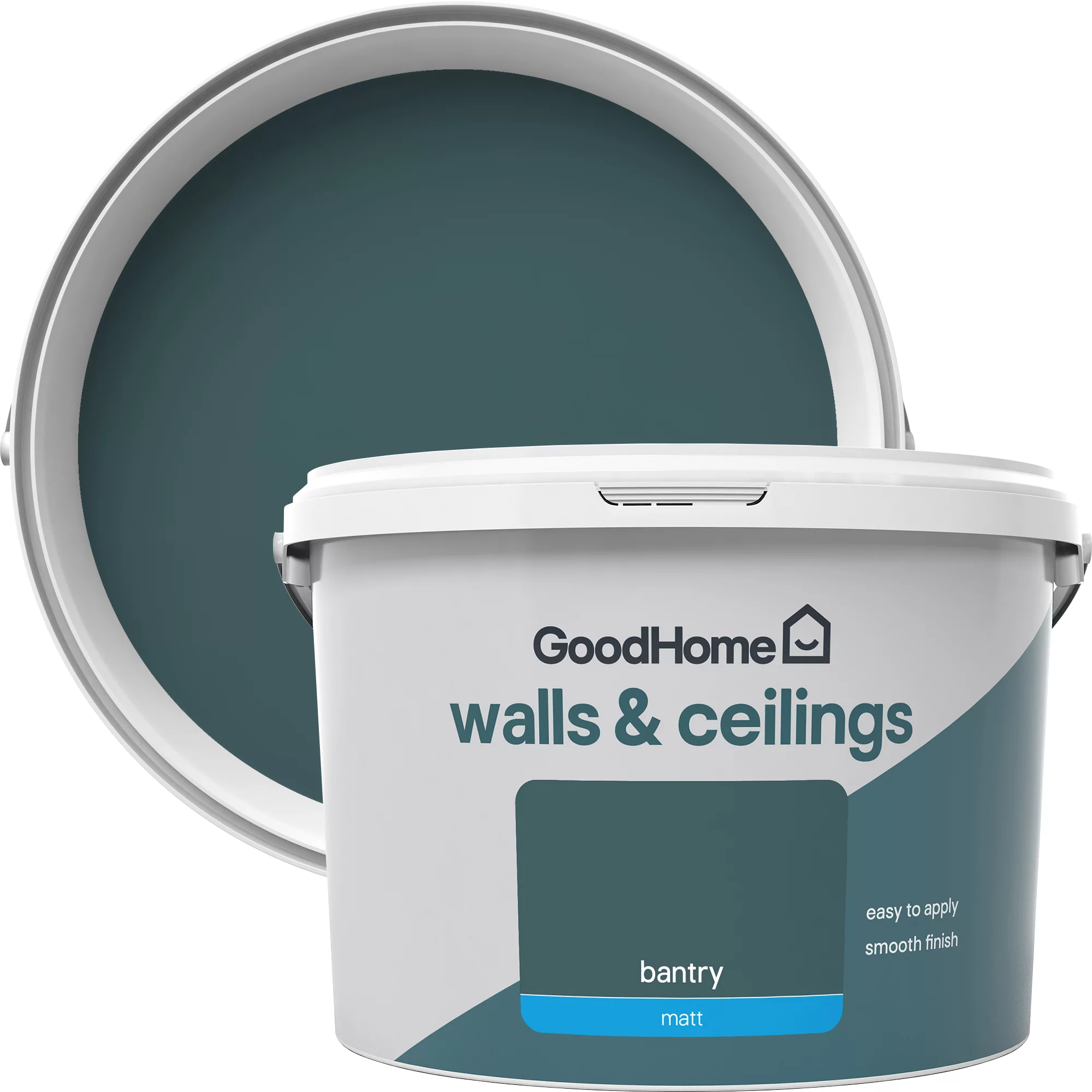 GoodHome Walls & Ceilings Bantry Matt Emulsion Paint, 2.5L 3 GoodHome Walls & Ceilings Bantry Matt Emulsion Paint, 2.5L
