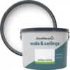GoodHome Walls & Ceilings Brilliant White Vinyl Silk Emulsion Paint, 10L -Trade Points goodhome walls ceilings brilliant white vinyl silk emulsion paint 10l5059340232034 37c